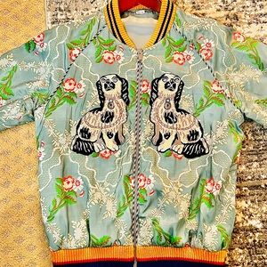 Very rare possibly one of a kind Gucci jacket owned by a celebrity.